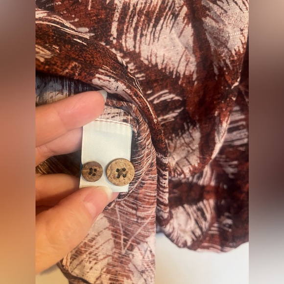 Caribbean Silk Men’s Hawaiian Button Down Shirt sz L - Picture 7 of 8